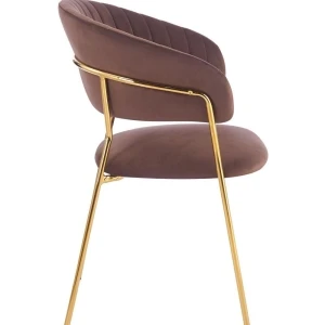 Krzesło velvet - Riviera 26 mokka brąz Furnitex 3