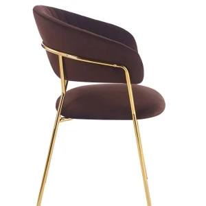 Krzesło velvet - Riviera 28 brązowe Furnitex 2