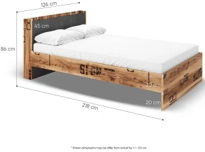Łóżko 120 cm Fargo FG-15 Lenart Meble 2
