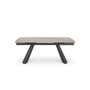 VINCE stół rozkładany brązowy marmur / czarny Halmar 10