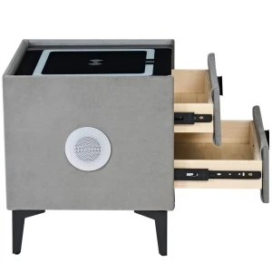 Szafka nocna SMART - velvet szara Riviera 91 Furnitex 7