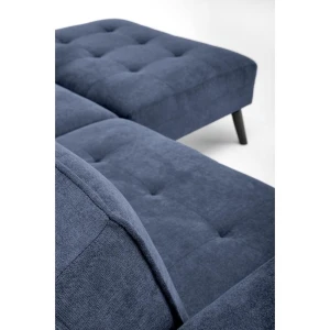 CORNELIUS sofa rozkładana z funkcją narożnika niebieska Halmar 11