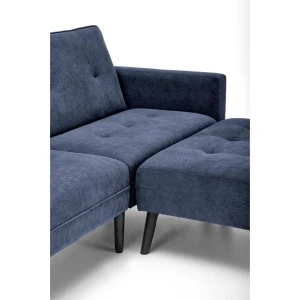 CORNELIUS sofa rozkładana z funkcją narożnika niebieska Halmar 12
