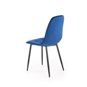 K417 krzesło granatowy velvet Halmar 3