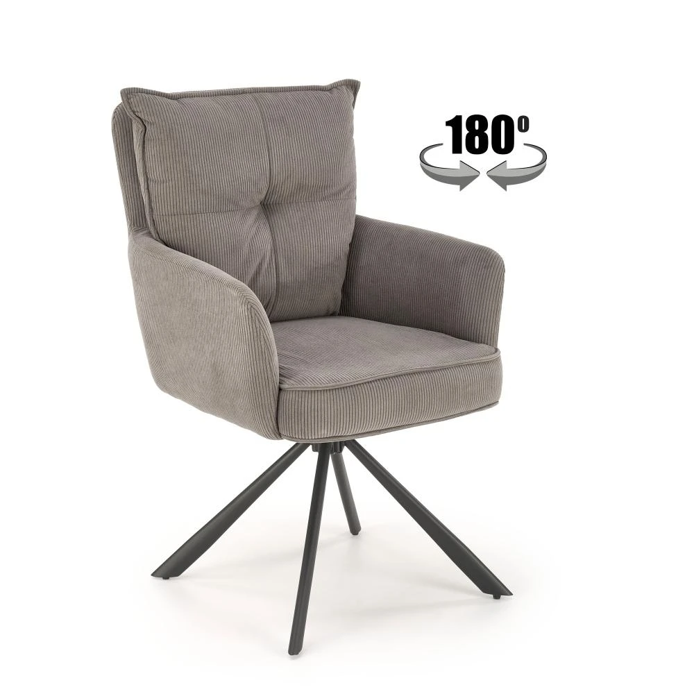 K528 krzesło popielaty Halmar