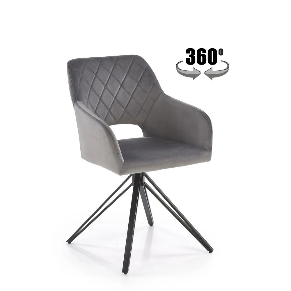 K535 krzesło popielaty Halmar