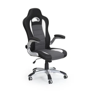 LOTUS fotel gabinetowy czarno-popielaty Halmar 1