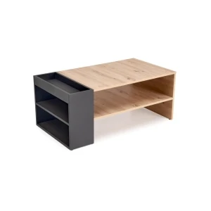 MURCIA ława, dąb artisan / czarny Halmar 2