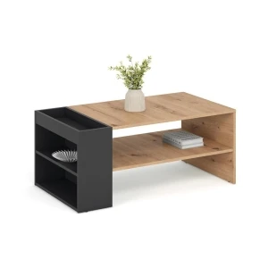 MURCIA ława, dąb artisan / czarny Halmar 4