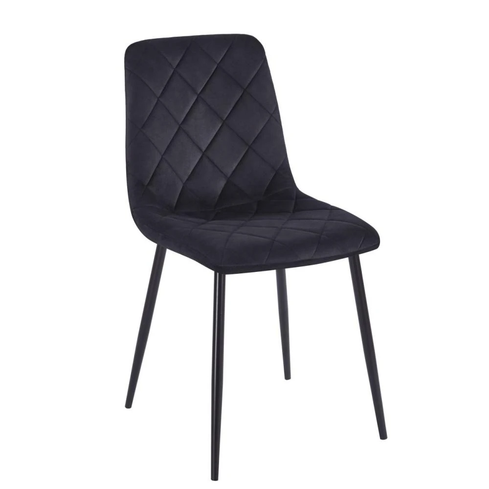 Krzesło velvet - Riviera 100 czarne Furnitex