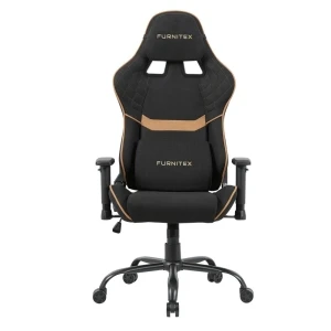 Fotel obrotowy gamingowy - czarny Furnitex 4