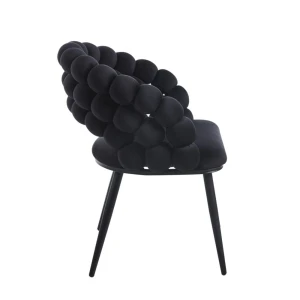 Krzesło velvet - Riviera 100 czarne Furnitex 4