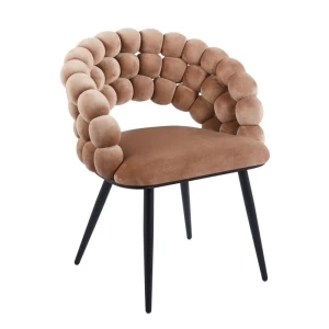 Krzesło velvet - Riviera 24 cappuccino Furnitex 1
