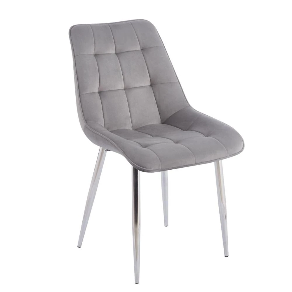 Krzesło velvet - Riviera 91 szare Furnitex