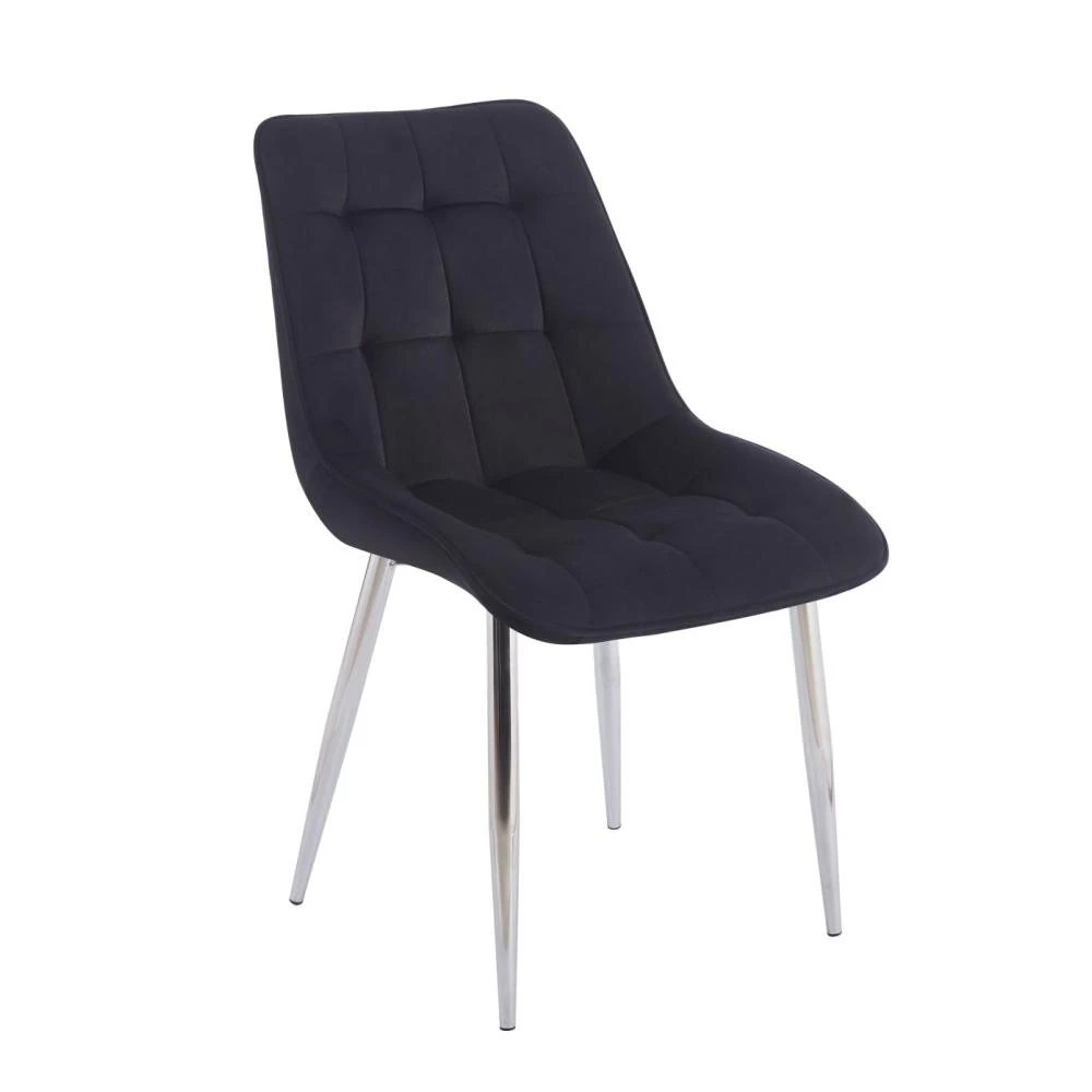 Krzesło velvet - Riviera 100 czarne Furnitex