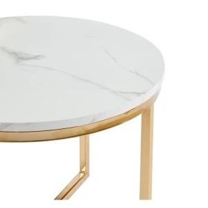 Ława (biały marmur) 70+50 Furnitex 4