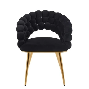 Krzesło velvet - Riviera 100 czarne Furnitex 2