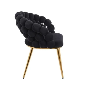 Krzesło velvet - Riviera 100 czarne Furnitex 3