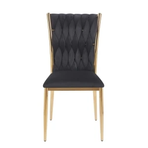 Krzesło velvet - Riviera 100 czarne Furnitex 3