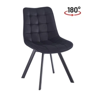 Krzesło velvet - Riviera 100 czarne Furnitex 1