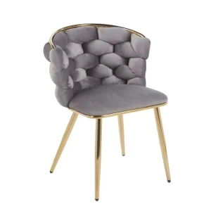 Krzesło velvet (szare) Furnitex 1