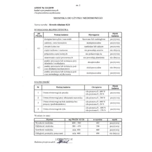 Krzesło składane (szare) - ATEST BHP Furnitex 5