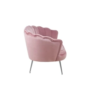 Sofa velvet (różowa) /nogi srebrne) Furnitex 3