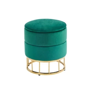 Pufa velvet (zielona) Furnitex 2
