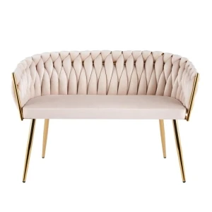 Sofa velvet - Riviera 06 beżowa Furnitex 2