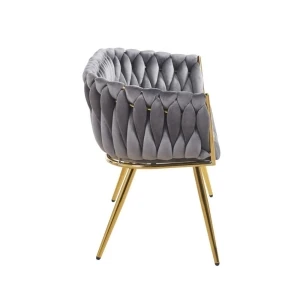 Sofa velvet - Riviera 91 szara Furnitex 3