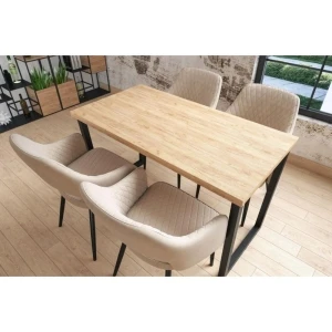 Stół (dąb złoty craft + nogi V60) 67x128 Furnitex 4
