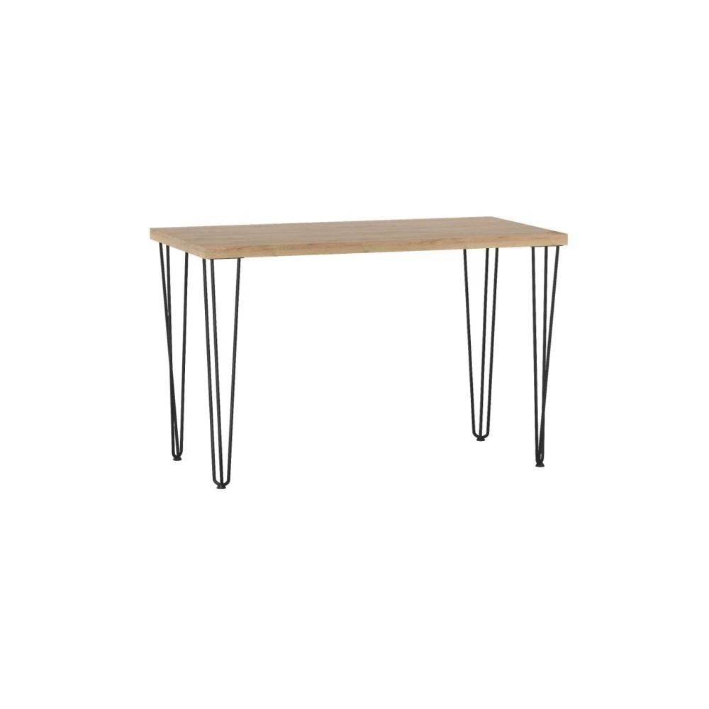 Stół (dąb złoty craft + nogi III) 67x128 Furnitex