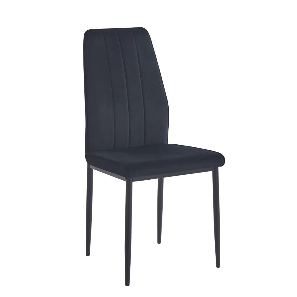Krzesło velvet - Riviera 100 czarne Furnitex