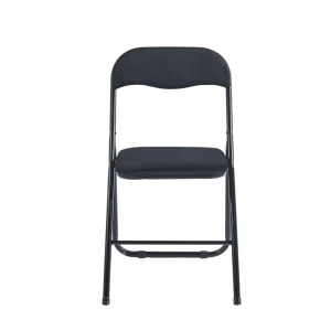 Krzesło składane velvet - Riviera 100 czarne Furnitex 2