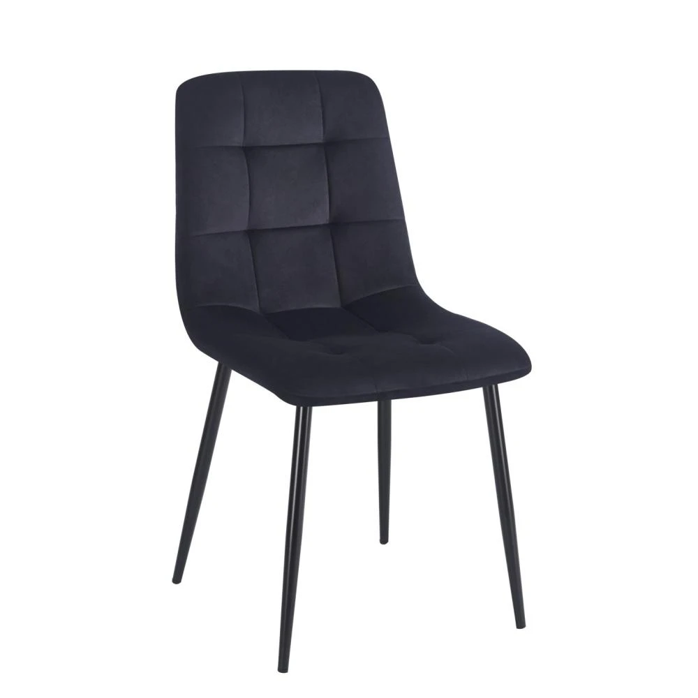 Krzesło velvet - Riviera 100 czarne Furnitex