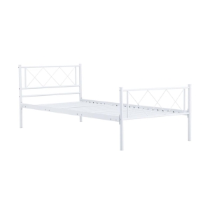 Łóżko metalowe 90x200 (białe)
