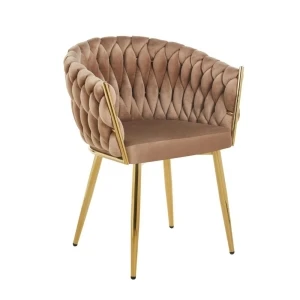 Krzesło velvet - Riviera 24 cappuccino Furnitex 1