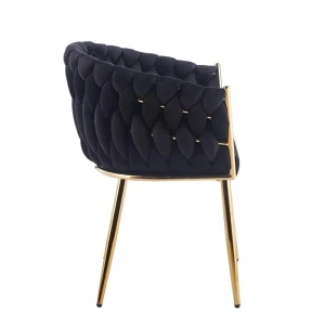 Krzesło velvet - Riviera 100 czarne Furnitex 3