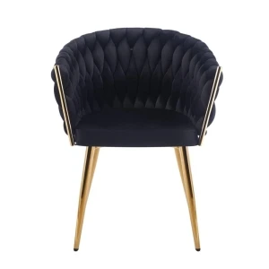 Krzesło velvet - Riviera 100 czarne Furnitex 4