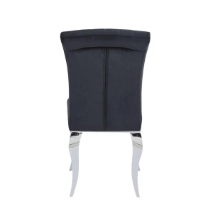 Krzesło velvet - Riviera 100 czarne Furnitex 4