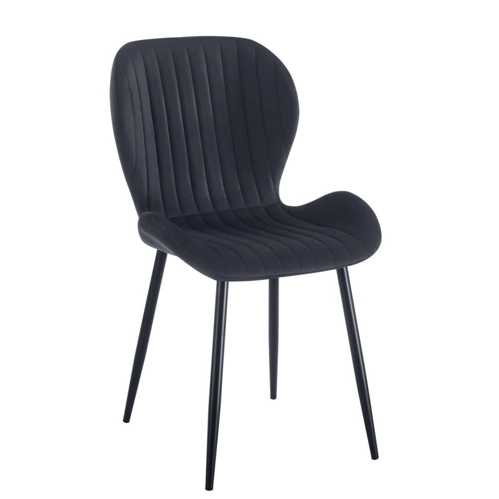 Krzesło velvet - Riviera 100 czarne Furnitex