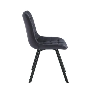Krzesło velvet - Riviera 100 czarne Furnitex 4