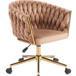 Krzesło obrotowe velvet - Riviera 24 cappuccino