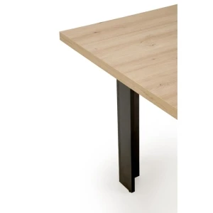 BAGIO stół rozkładany 120-160/80 cm dąb artisan/czarny Halmar 16