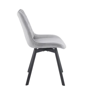 Krzesło velvet - Riviera 91 szare Furnitex 4