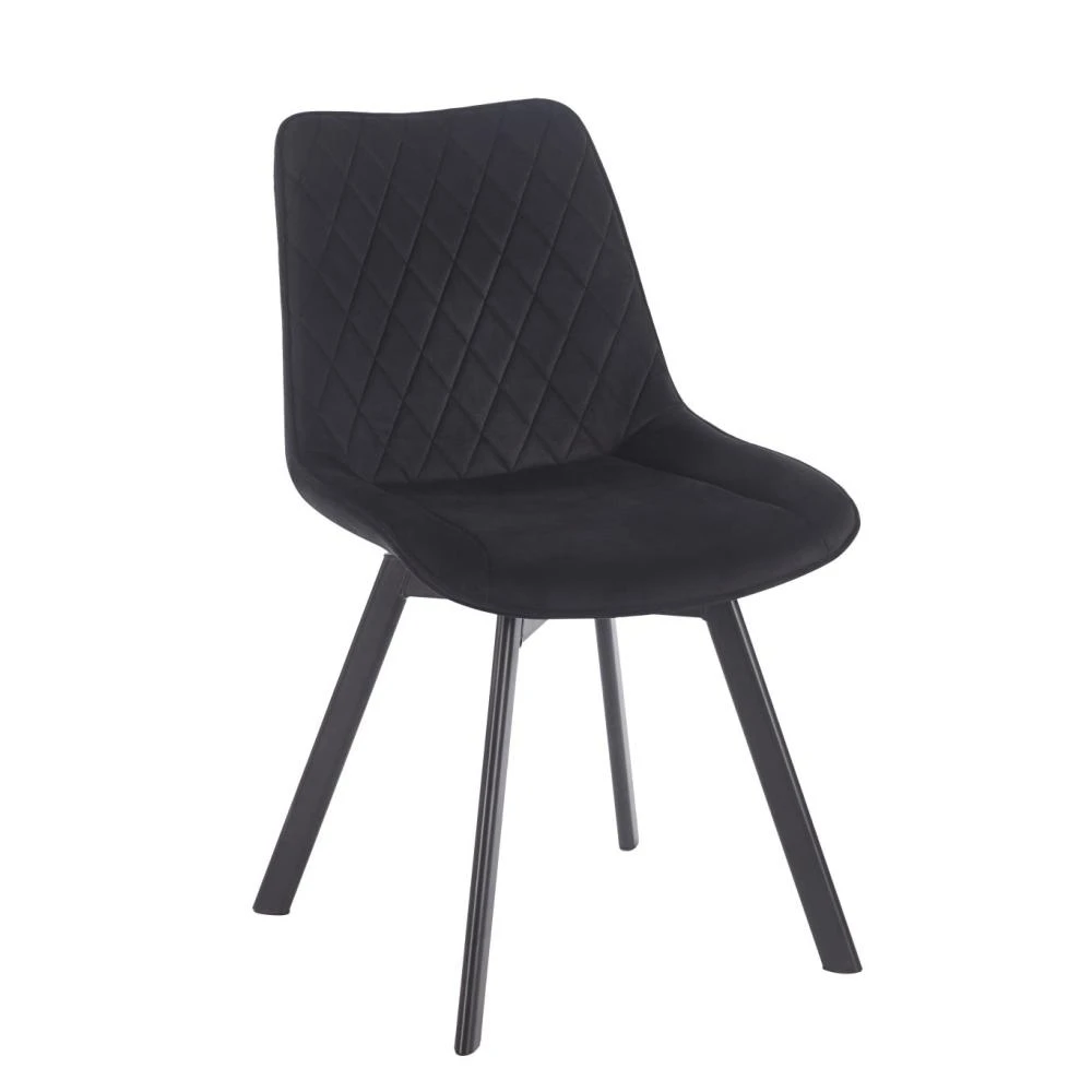 Krzesło velvet - Riviera 100 czarne Furnitex