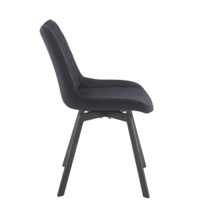Krzesło velvet - Riviera 100 czarne Furnitex 3