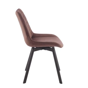 Krzesło velvet - Riviera 26 mokka brązowe Furnitex 3