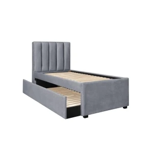 RUSSO 90 cm łóżko popielaty (4p=1szt) Halmar 1