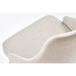 TOLEDO krzesło dąb miodowy / tap. Inari 22 (jasny beż) Halmar 2